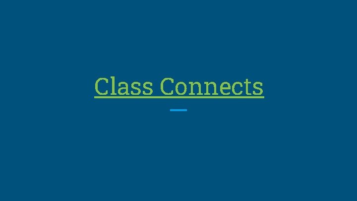 Class Connects 