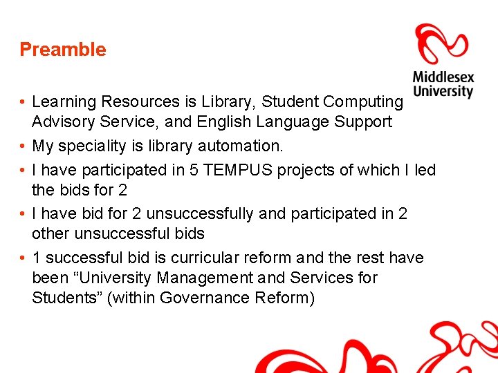 Preamble • Learning Resources is Library, Student Computing Advisory Service, and English Language Support