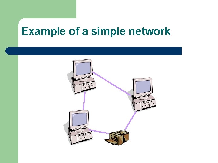 Example of a simple network 