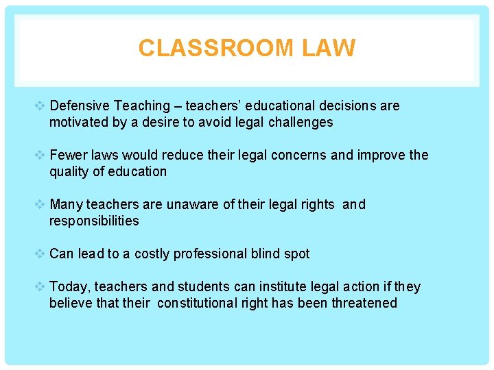 SCHOOL LAW AND ETHICS AMANDA BARON ANABEL GONZALEZ