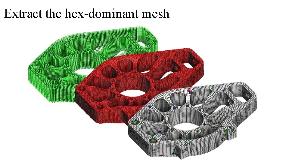 Extract the hex-dominant mesh 