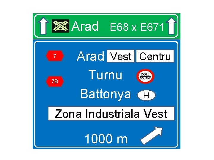 Arad E 68 x E 671 7 7 B Vest Centru Arad Vest Turnu