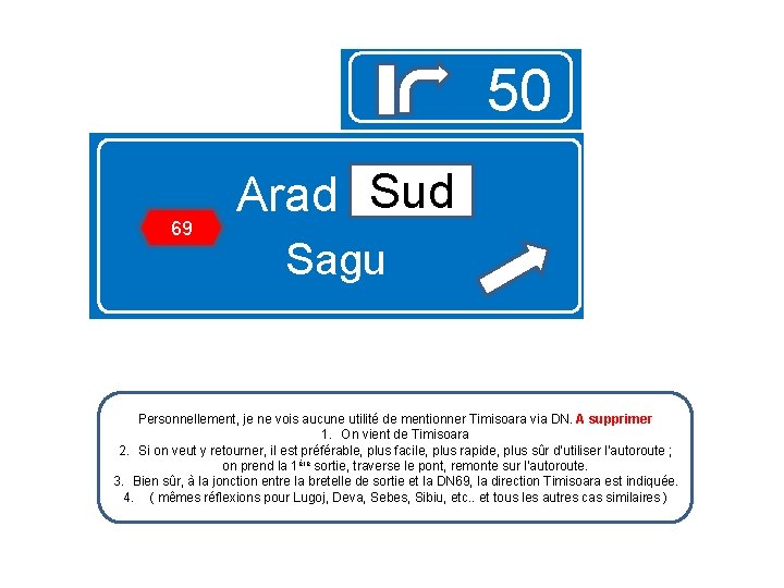 50 69 Sud Arad Sud Sagu Personnellement, je ne vois aucune utilité de mentionner