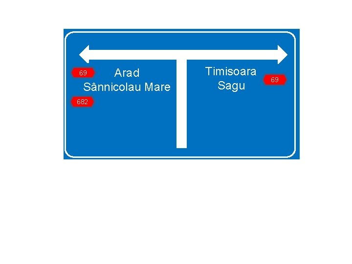 Arad Sânnicolau Mare 69 682 Timisoara Sagu 69 