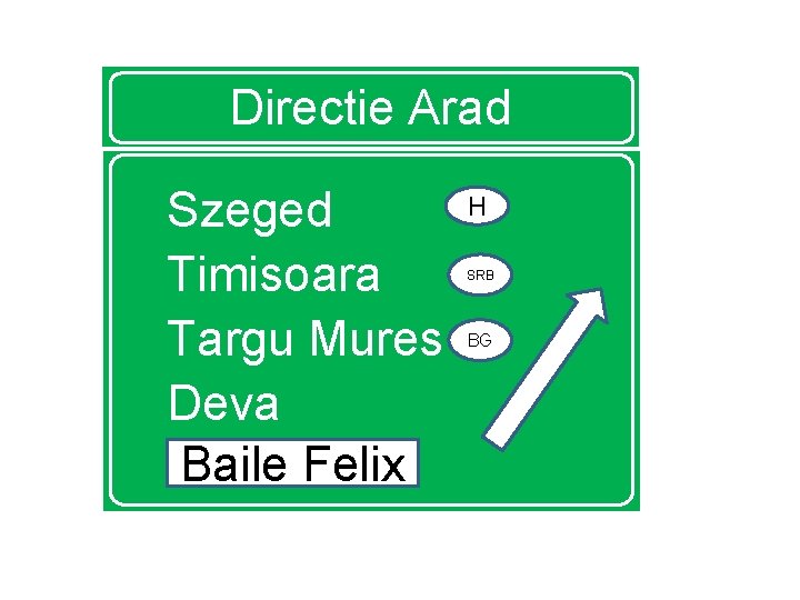 Directie Arad Szeged Timisoara Targu Mures Deva Baile. Felix Baile H SRB BG 