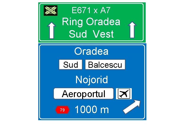 E 671 x A 7 Ring Oradea Sud Vest Oradea Sud Balcescu Sud Balcesc