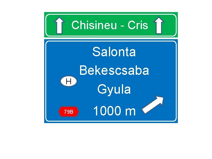 Chisineu - Cris H 79 B Salonta Bekescsaba Gyula 1000 m 