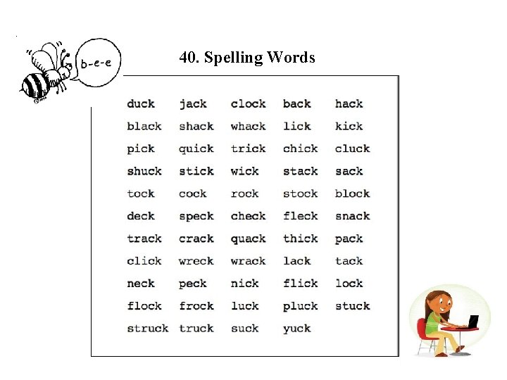 40. Spelling Words 