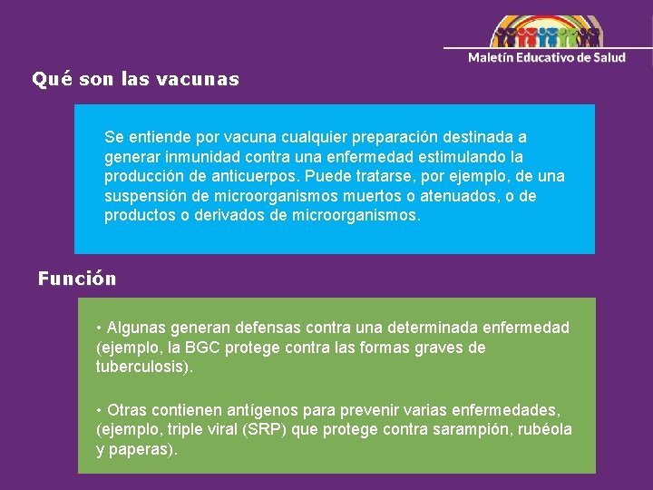 Qué son las vacunas Se entiende por vacuna cualquier preparación destinada a generar inmunidad