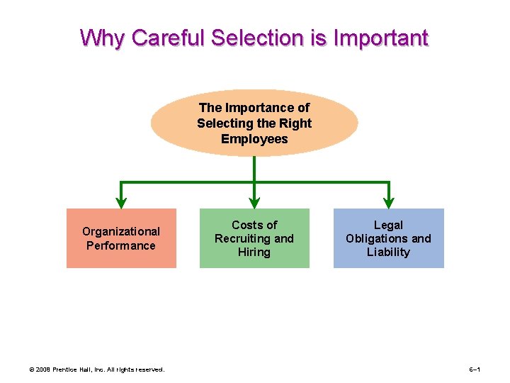 Why Careful Selection is Important The Importance of Selecting the Right Employees Organizational Performance