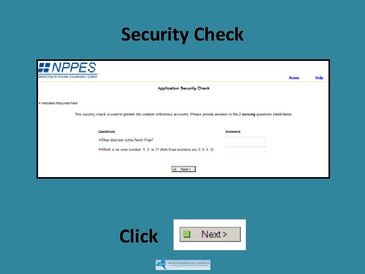 Security Check Click 