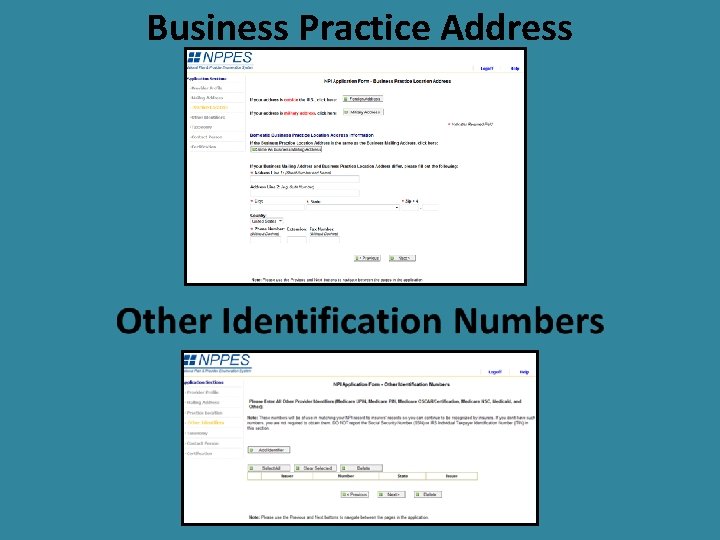 Business Practice Address 
