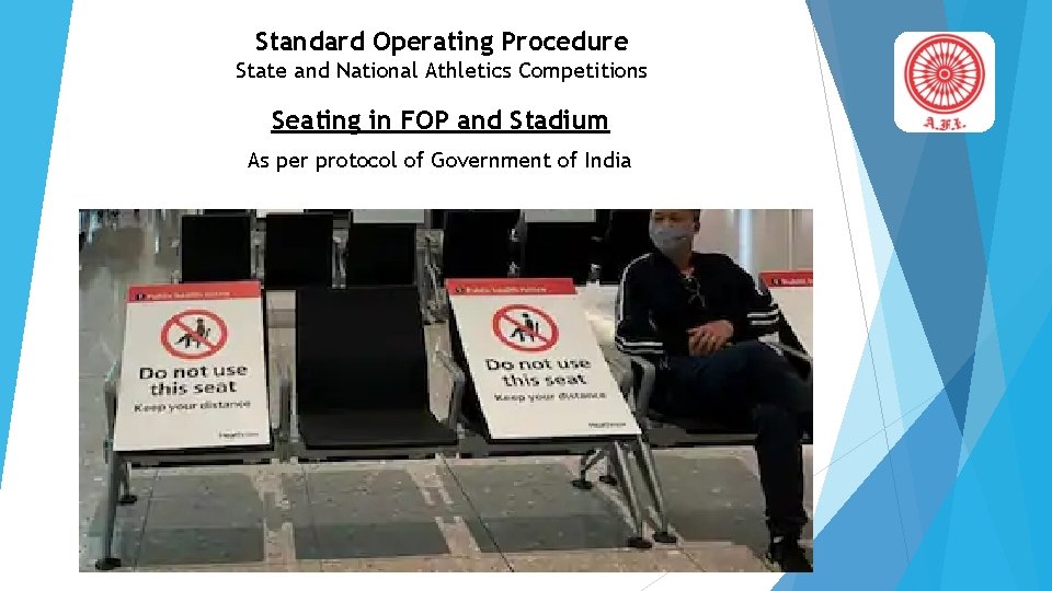 Standard Operating Procedure State and National Athletics Competitions Seating in FOP and Stadium As