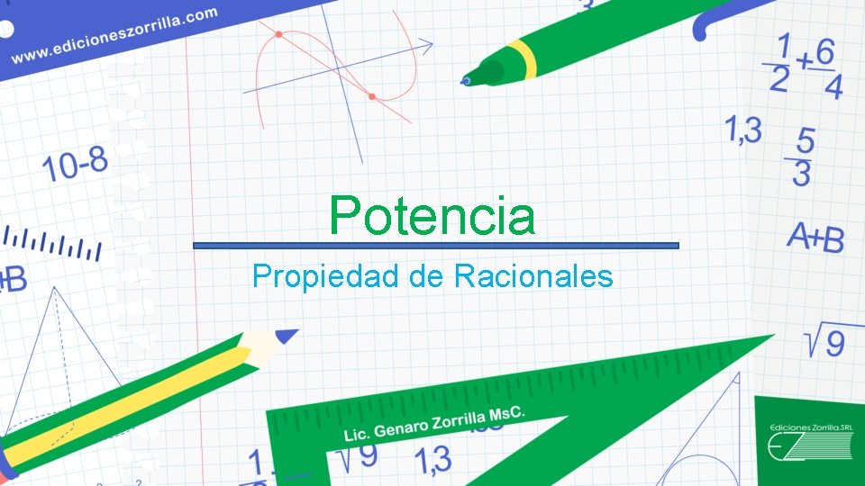 Potencia Propiedad de Racionales 