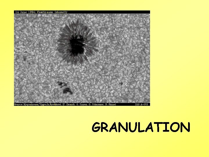 GRANULATION 