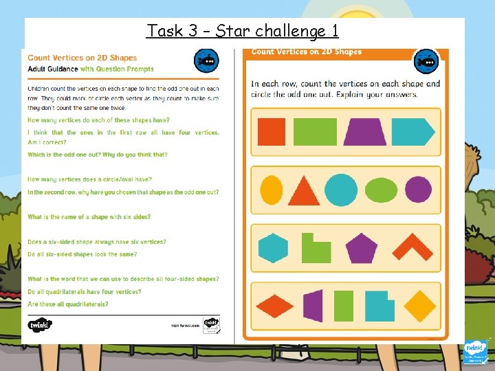 Task 3 – Star challenge 1 