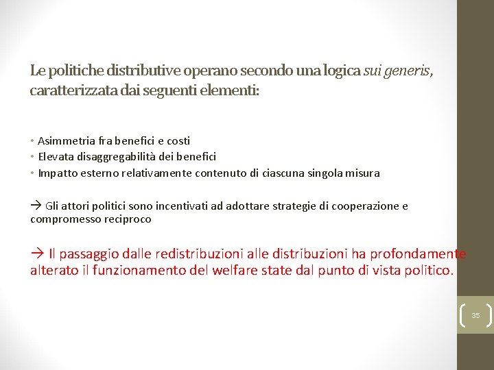 Ferrera, Le politiche sociali, Il Mulino, 2012 Capitolo I. L’analisi delle politiche sociali e