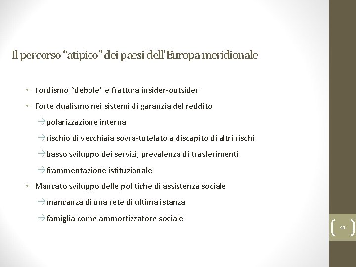 Ferrera, Le politiche sociali, Il Mulino, 2012 Capitolo I. L’analisi delle politiche sociali e
