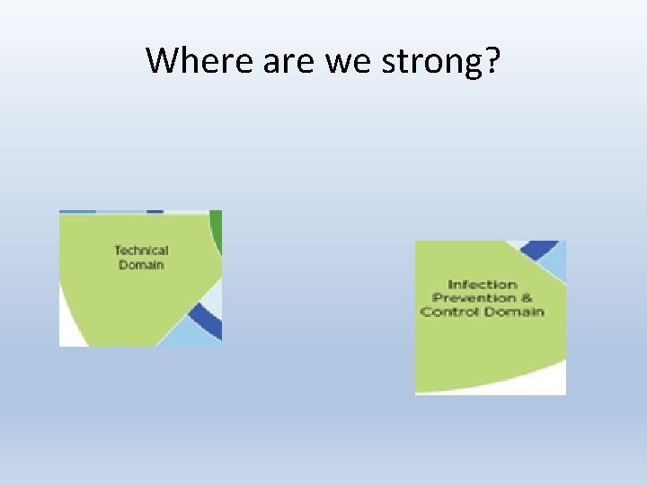 Where are we strong? 