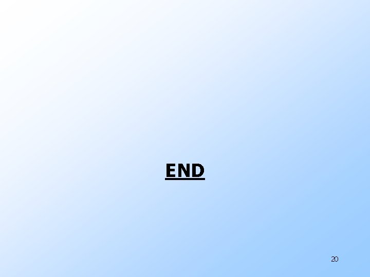 END 20 