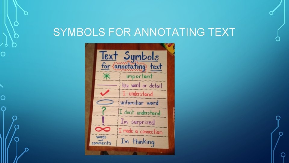 SYMBOLS FOR ANNOTATING TEXT SYMBOLS FOR ANNOTATING TEXT