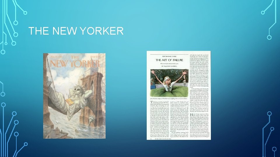 THE NEW YORKER THE NEW YORKER
