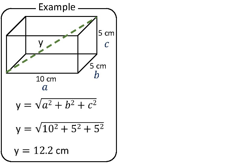 Example y 5 cm 10 cm 
