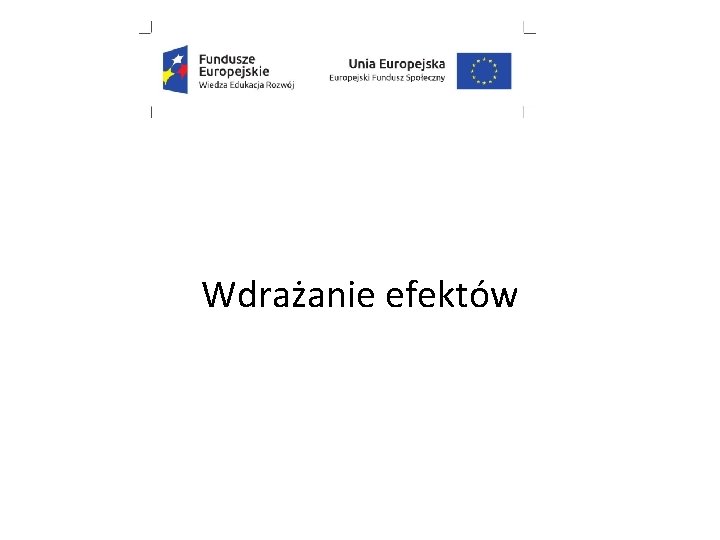 Wdrażanie efektów 