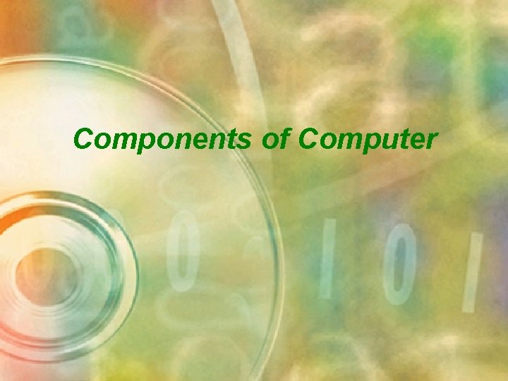Components of Computer 
