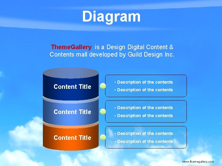 Diagram Theme. Gallery is a Design Digital Content & Contents mall developed by Guild