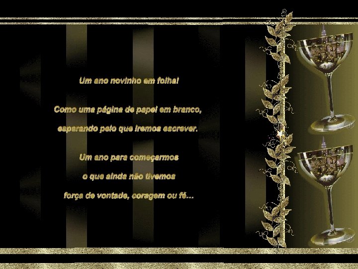 Um ano novinho em folha! Como uma página de papel em branco, esperando pelo
