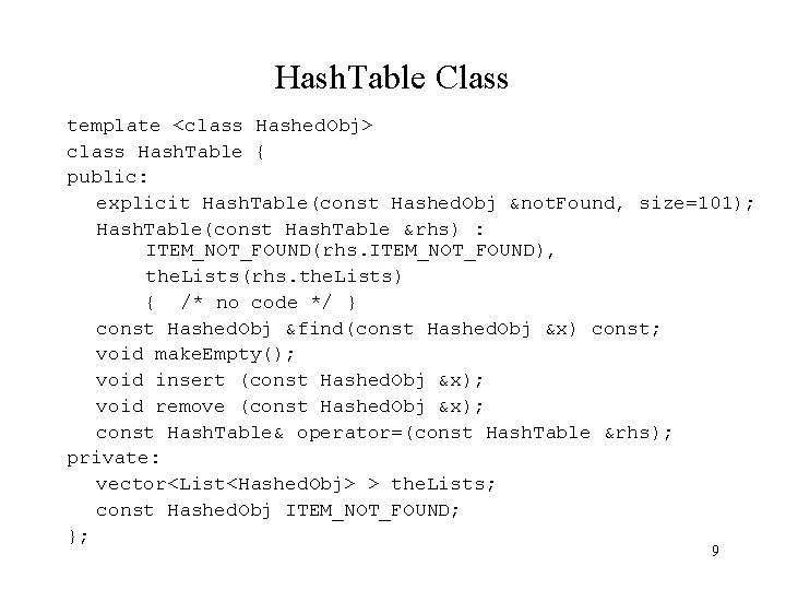 CMSC 341 Hashing 1172022 1 Hash Table 0