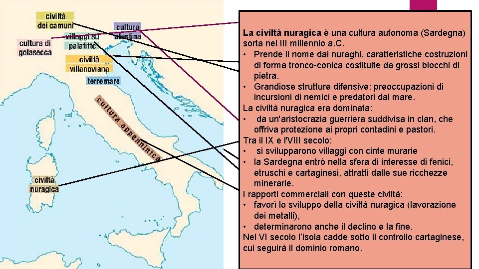 La. CULTURA civiltà villanoviana DI GOLASECCA, matrice celtica diffusa tra • Italia centro-settentrionale Piemonte