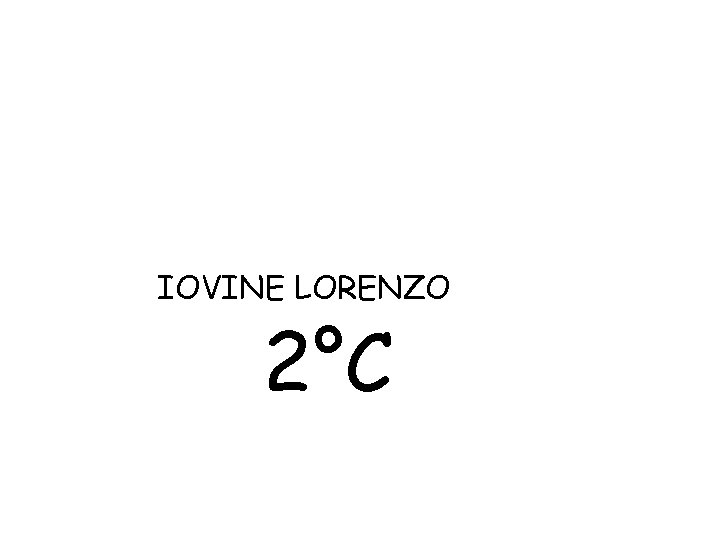 IOVINE LORENZO 2°C 