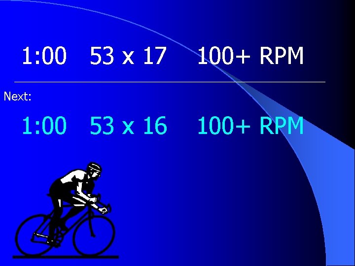 1: 00 53 x 17 100+ RPM Next: 1: 00 53 x 16 100+