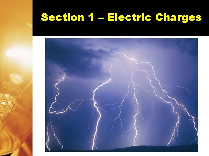 Section 1 – Electric Charges 