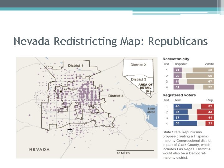 Nevada Redistricting Map: Republicans 