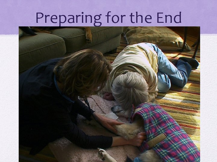 Preparing for the End 