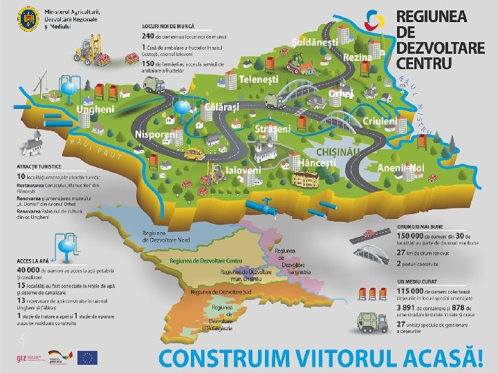 Mulțumesc pentru atenție Agenția de Dezvoltare Regională Centru MD-6801 or. Ialoveni, str. Alexandru cel