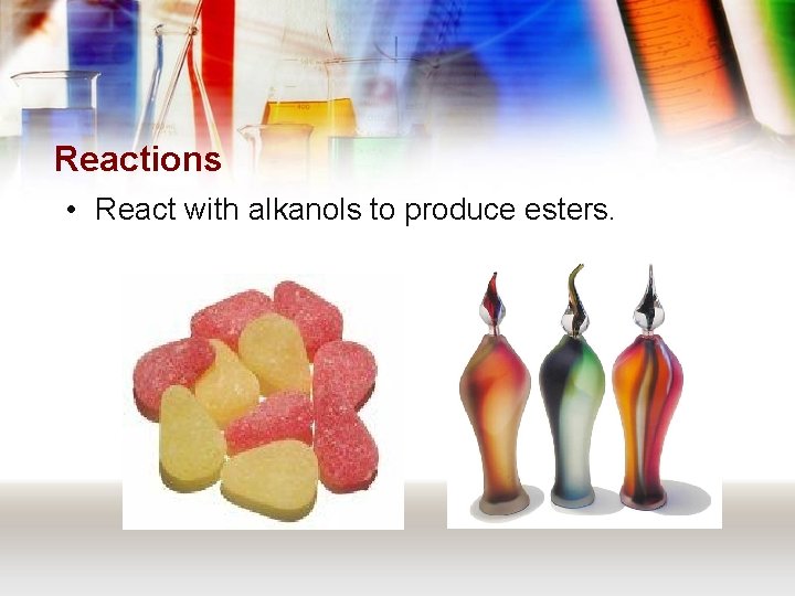 Alkanoic acids and Esters Intermediate 2 Chemistry Unit