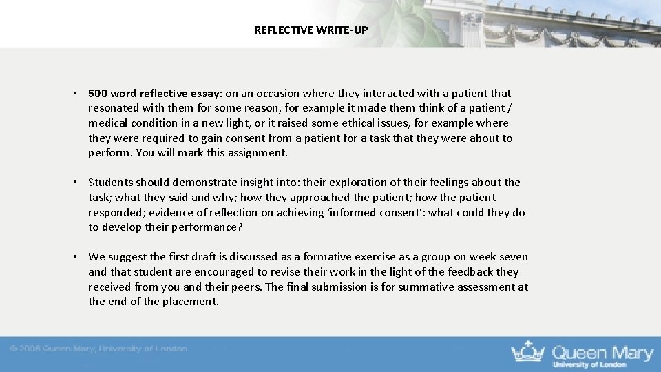 REFLECTIVE WRITE-UP • 500 word reflective essay: on an occasion where they interacted with REFLECTIVE WRITE-UP • 500 word reflective essay: on an occasion where they interacted with