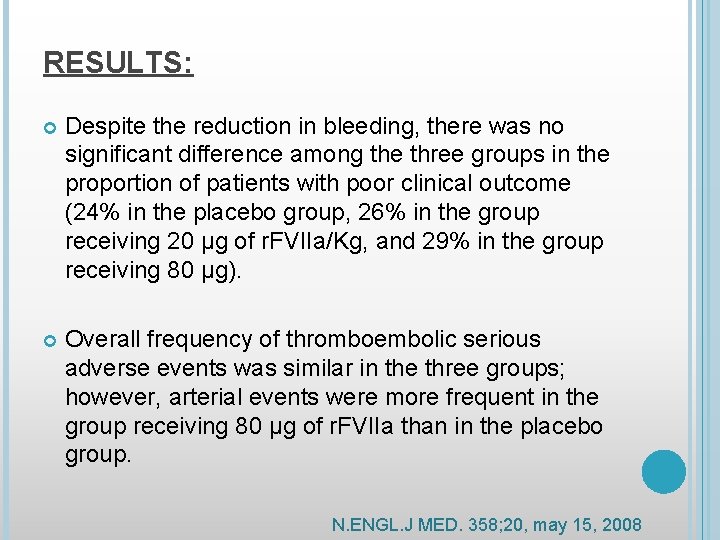 RESULTS: Despite the reduction in bleeding, there was no significant difference among the three