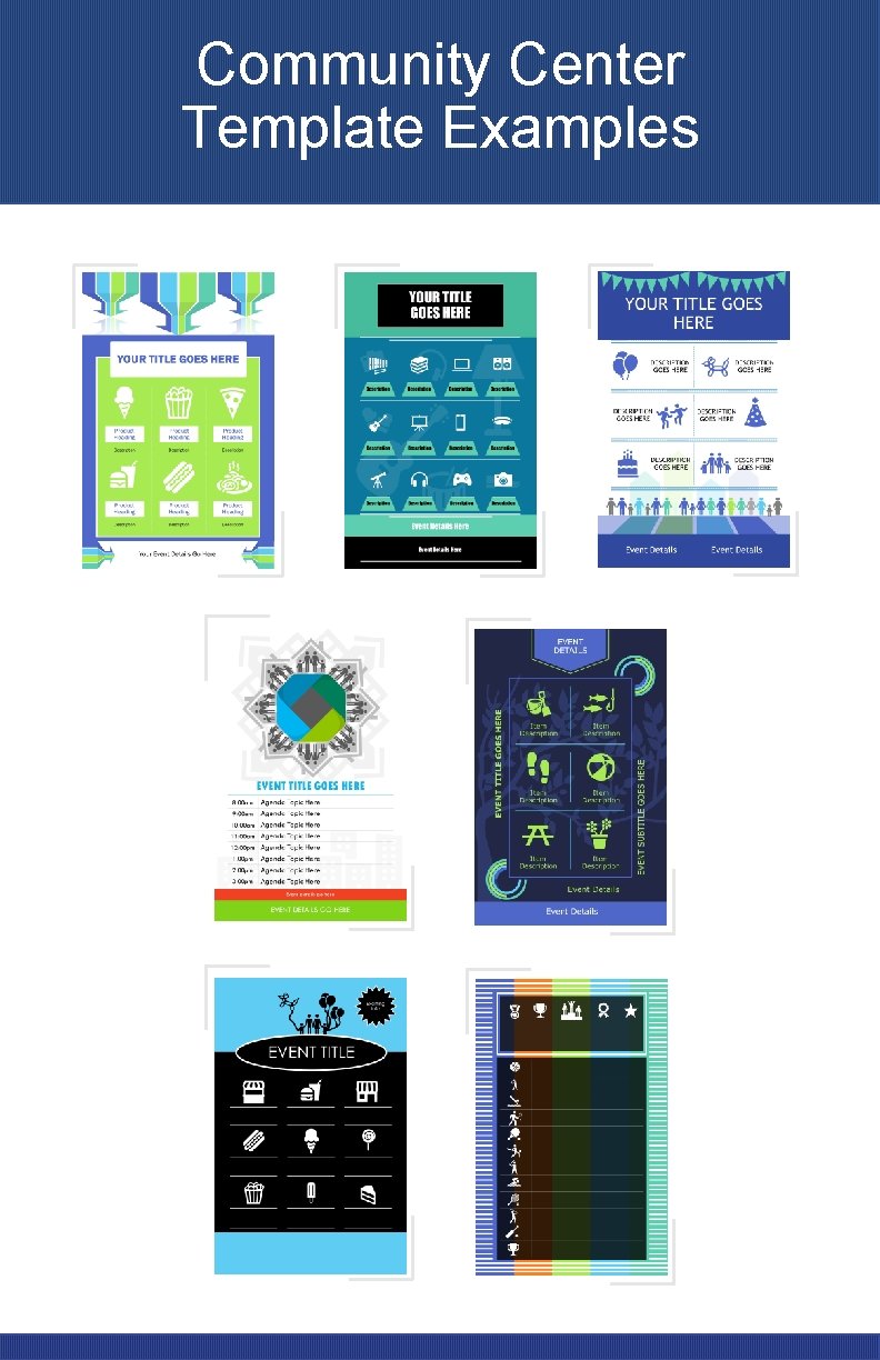 Community Center Template Examples 