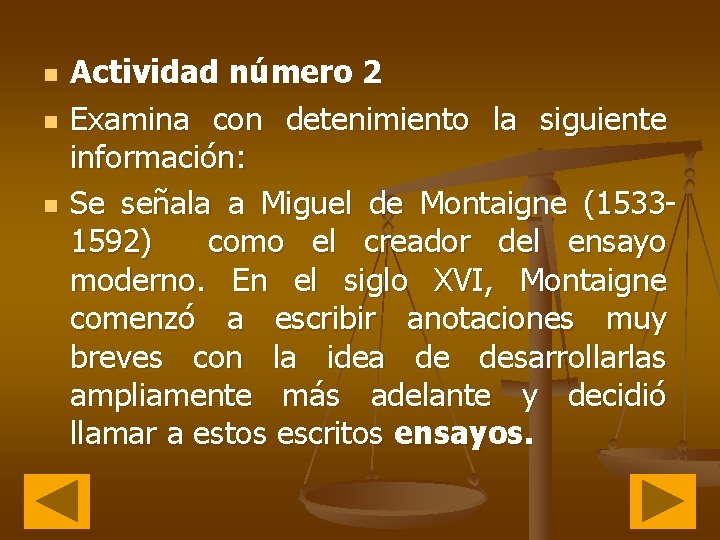 n n n Actividad número 2 Examina con detenimiento la siguiente información: Se señala