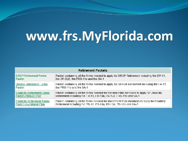 www. frs. My. Florida. com 