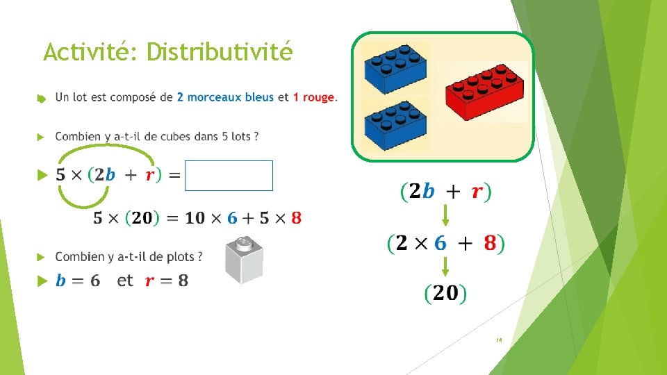 Activité: Distributivité 14 