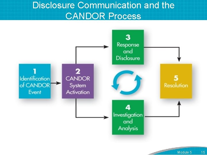 Disclosure Communication and the CANDOR Process Module 5 15 