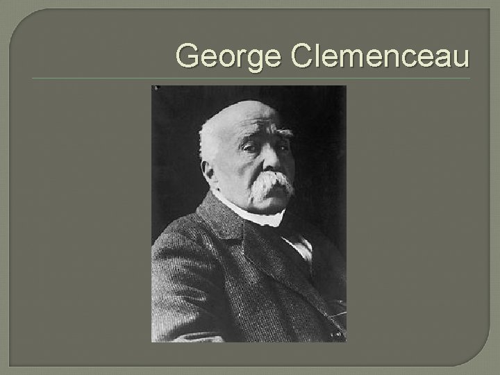 George Clemenceau 