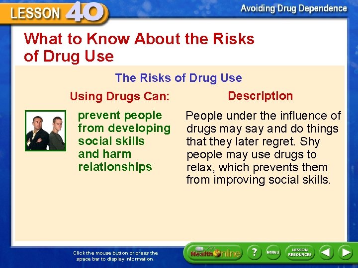 What to Know About the Risks of Drug Use The Risks of Drug Use