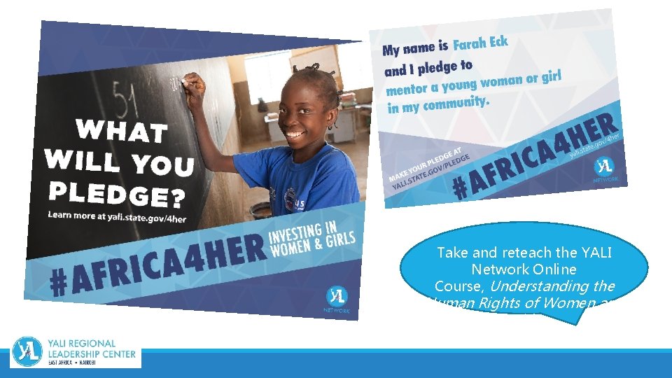 Take and reteach the YALI Network Online Course, Understanding the Human Rights of Women